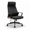 Ergonomic office chair with adjustable height and lumbar support in gray fabric